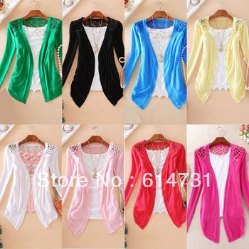 Cardigan Sweet Candy Crochet Knit