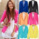 Blazer Brasão Estilo Jacket