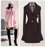 Casaco Trench Coat Ruflle